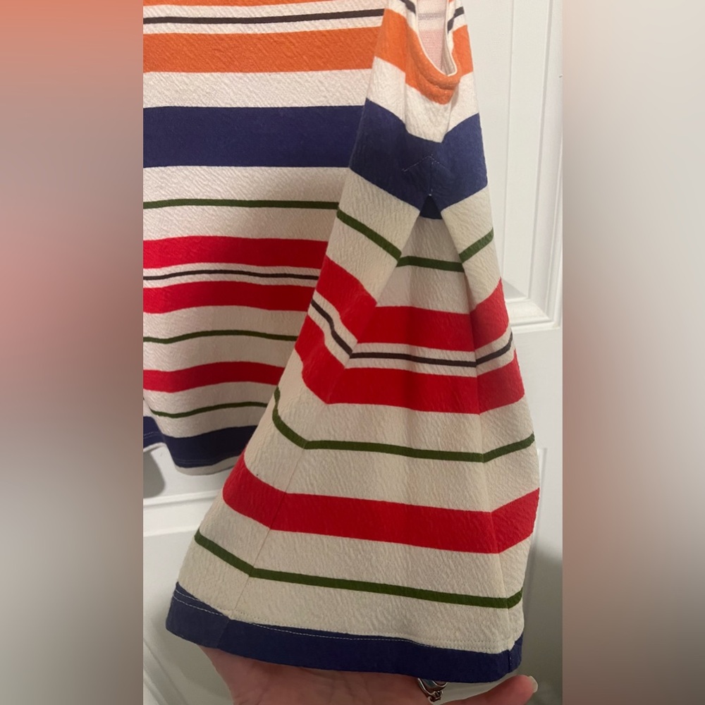 Anthropologie Postmark Monterey Multicolored Striped Sleeveless Top Size Medium - Picture 11 of 15